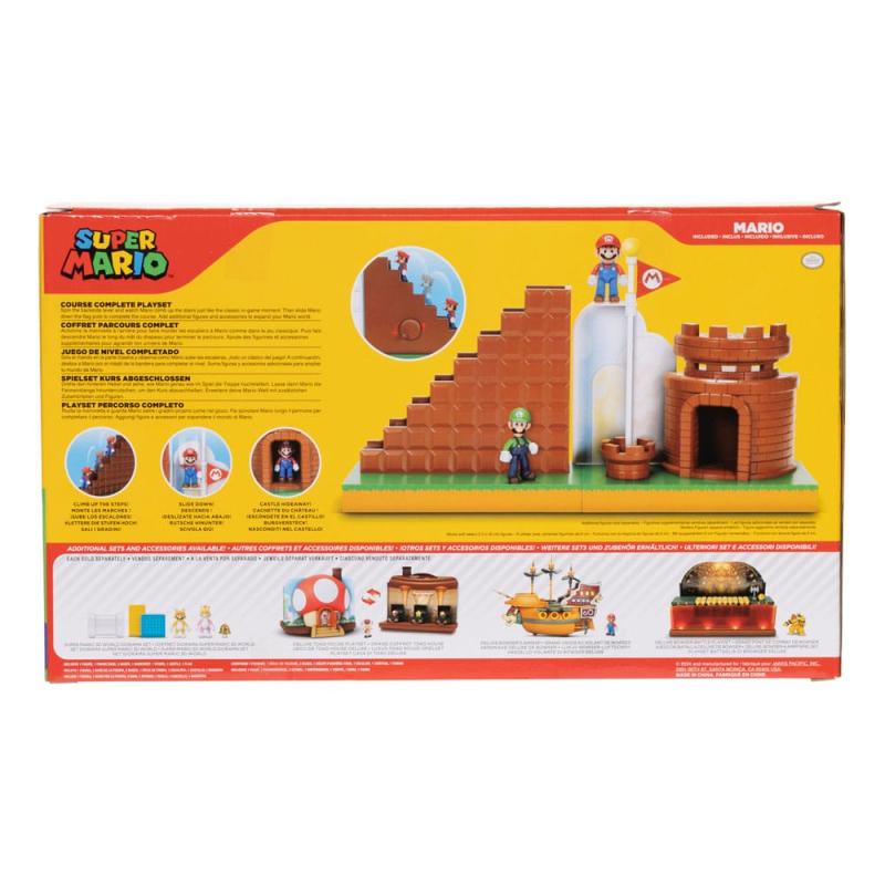 World of Nintendo Super Mario Mini Figure Playset End Level