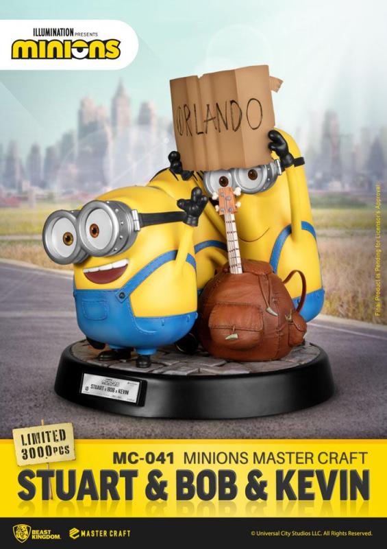 Minions Master Craft Statue Stuart & Bob & Kevin 35 cm 6