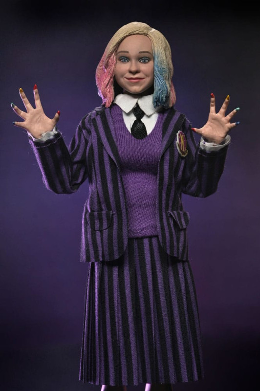 Wednesday Action Figures 2 Pack Wednesday Addams (Nevermore Uniform) and Enid 20 cm 6