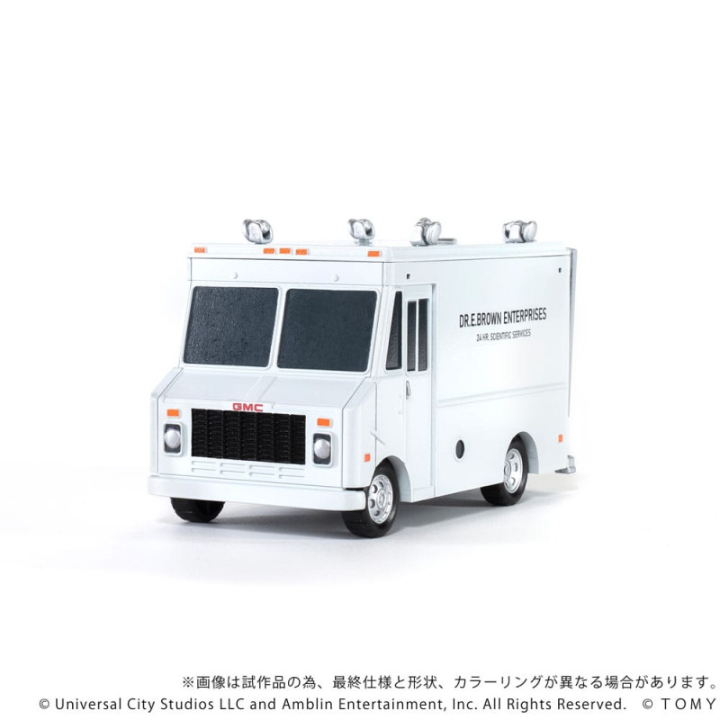Back to the Future Q-Village Vehicles with mini-figures Time Machine Deluxe Set 9 cm 9