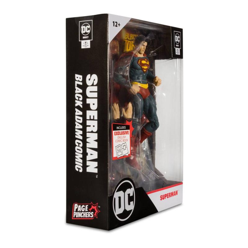 DC Black Adam: Superman 18 cm Page Punchers Action Figure - McFarlane Toys