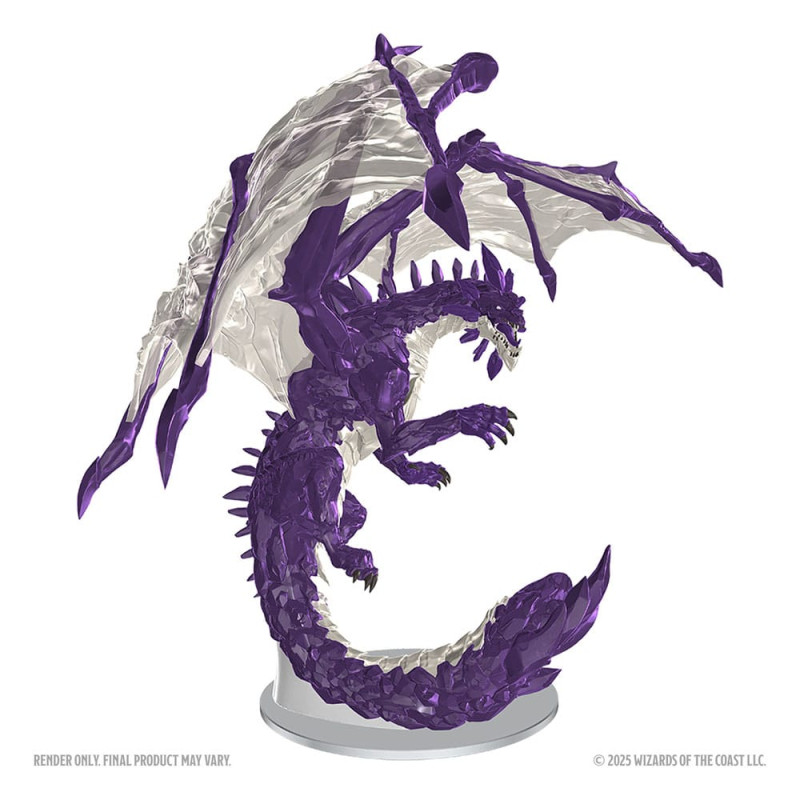 D&D Nolzur's Marvelous Miniatures Unpainted Miniatures Adult Amethyst Dragon 38 cm 1