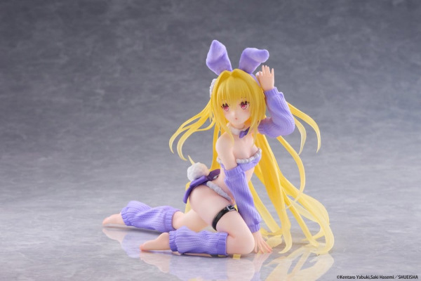 To Love-Ru Darkness MOFLOCK PVC Figure Golden Darkness (Fluffy Bunny Ver.) 13 cm 9