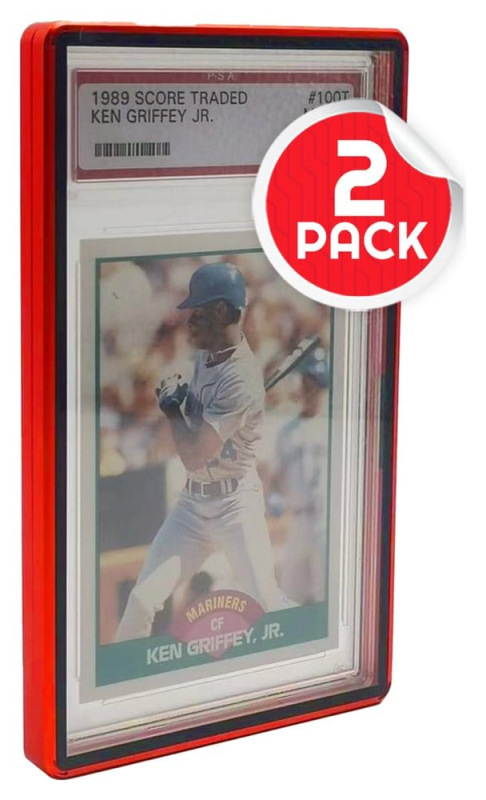 Slab Case Protectors for PSA Graded Cards Red 5