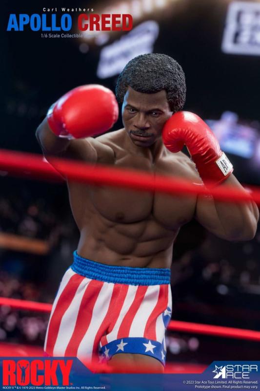 Rocky Statue 1/6 Apollo Creed Deluxe Version 36 cm