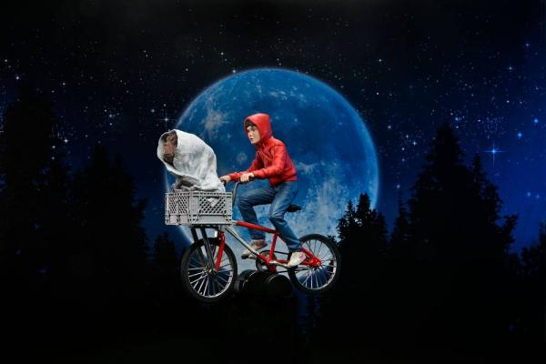 E.T. the Extra-Terrestrial: Elliott & E.T. on Bicycle 13 cm Action Figure - Neca