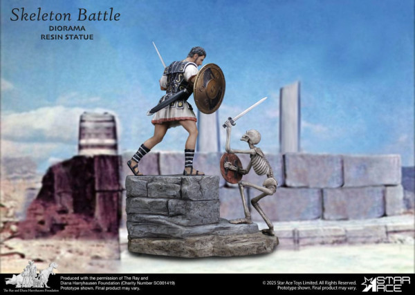 Ray Harryhausen Diorama 1/8 Skeleton Battle Scene 30 cm 7