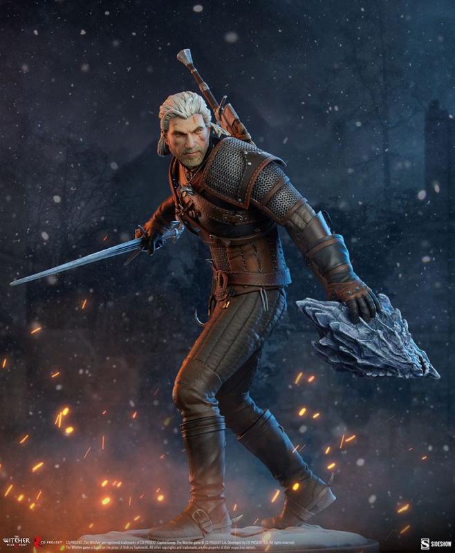 The Witcher 3: Wild Hunt Statue Geralt 42 cm