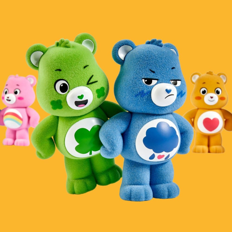 Care Bears Flocked Figures Unlock the Magic 8 cm Blind Box Display (8) 5