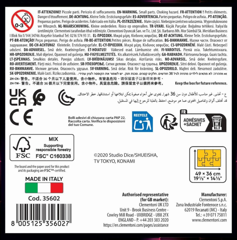 Yu-Gi-Oh! Anime Puzzle Collection Jigsaw Puzzle Yu-Gi-Oh! (500 pieces) 1