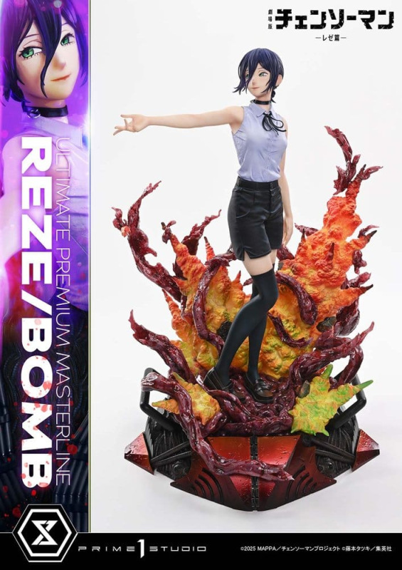 Chainsaw Man Ultimate Premium Masterline Series Statue 1/4 The Movie: Reze Arc REZE/BOMB 56 cm 10