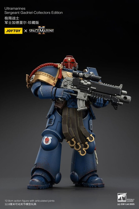 Warhammer 40,000: Space Marine 2 Action Figure Ultramarines Sergeant Gadriel Collectors Edition 13 c 10