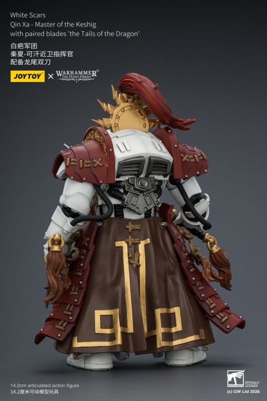 Warhammer The Horus Heresy Action Figure White Scars Qin Xa - Master of the Keshig 14 cm 3