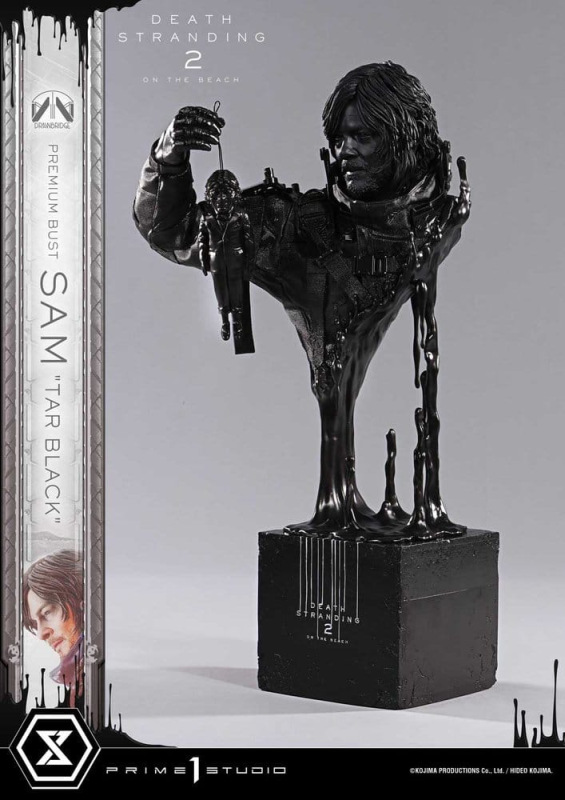 Death Stranding 2: On the Beach Premium Bust 1/3 Sam Tar Black 44 cm 2