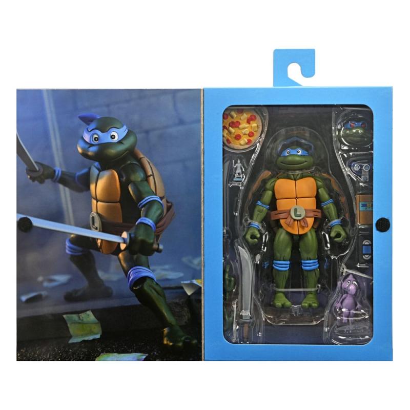 Teenage Mutant Ninja Turtles (Cartoon) Action Figure Ultimate Leonardo VHS 18 cm