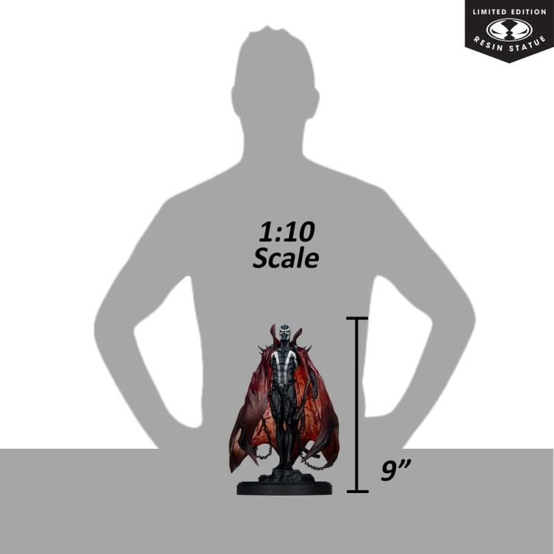 Spawn Black White & Red All Over Statue 1/10 Spawn by Pupeteer Lee 23 cm 10