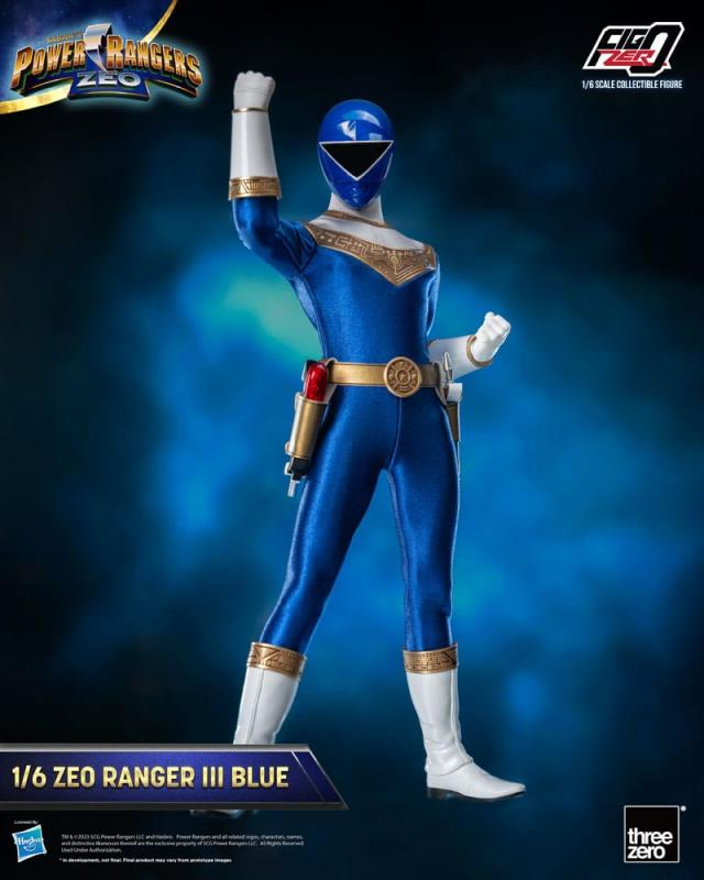 Power Rangers Zeo FigZero Action Figure 1/6 Ranger III Blue 30 cm 2