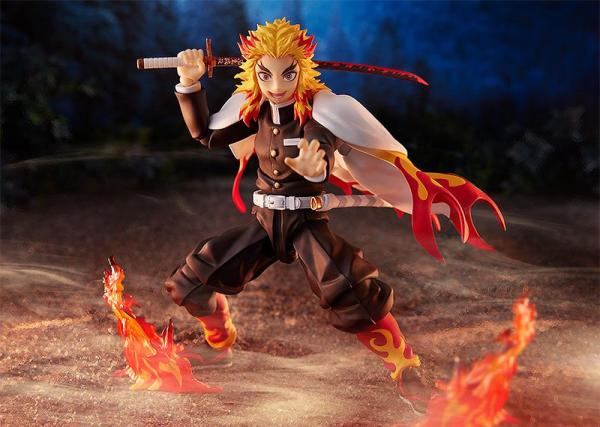 Demon Slayer: Kimetsu no Yaiba Figma Action Figure Kyojuro Rengoku (re-run) 15 cm