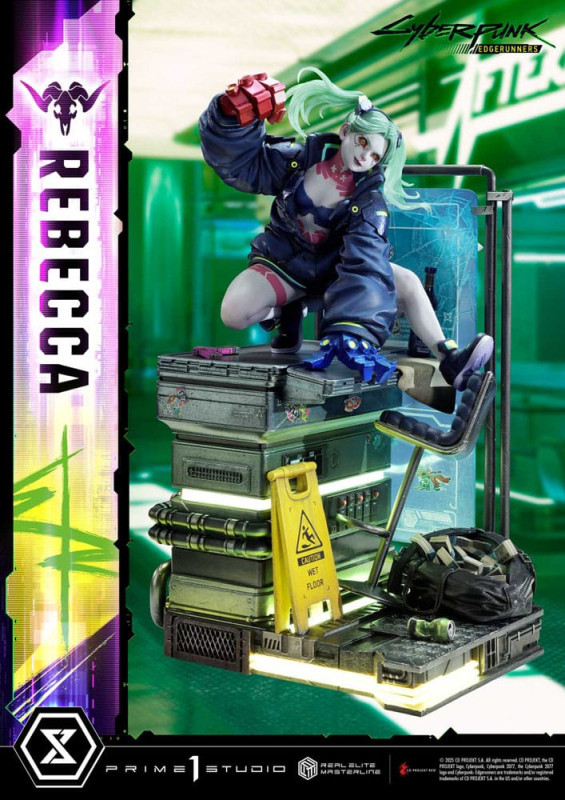 Cyberpunk: Edgerunners Real Elite Masterline Series Statue 1/4 Rebecca Deluxe Bonus Version 54 cm 12