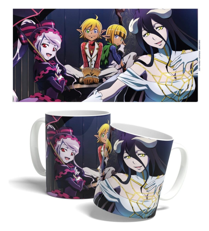Overlord Mug Albedo, Aura, Mare & Shalltear 325 ml