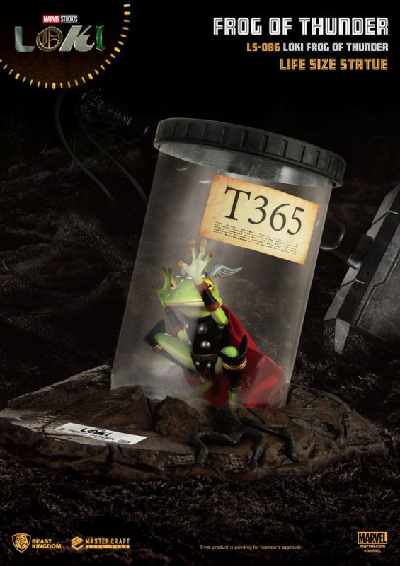 Loki Life-Size Statue Frog of Thunder 26 cm 3