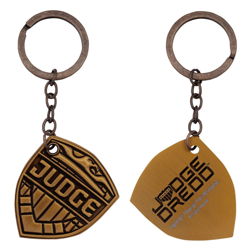 2000 AD Keychain Judge Dredd Badge Limited Edition 2