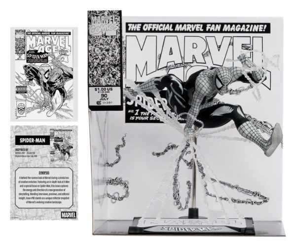 Marvel PVC Statue 1/10 Spider-Man (Marvel Age #90) (Line Art) 18 cm 1