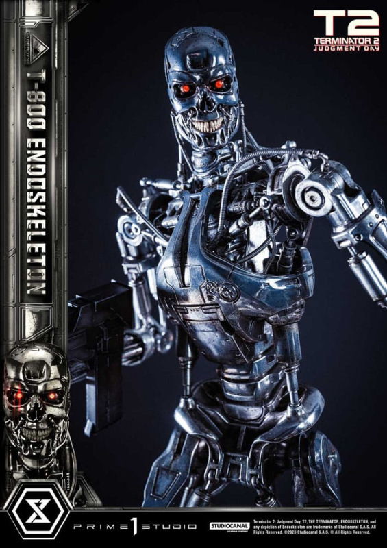 Terminator 2 Museum Masterline Series Statue 1/3 Judgment Day T800 Endoskeleton 74 cm 9