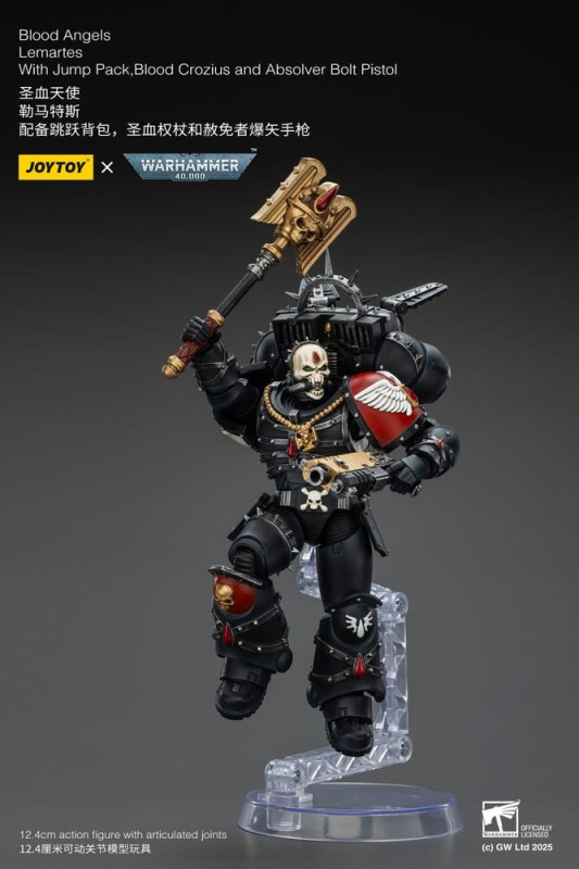 Warhammer 40,000 Action Figure Blood Angels Lemartes 12 cm 8