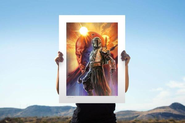 Star Wars: Boba Fett The Gunslinger 46 x 61 cm Art Print - Sideshow Collectibles