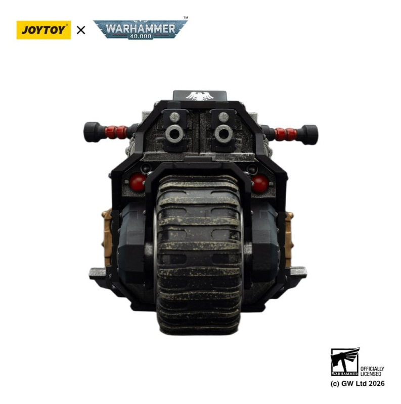 Warhammer 40,000 Raider-pattern Combat Bike Raven Guard with twin-linked bolt rifles 22 cm 6