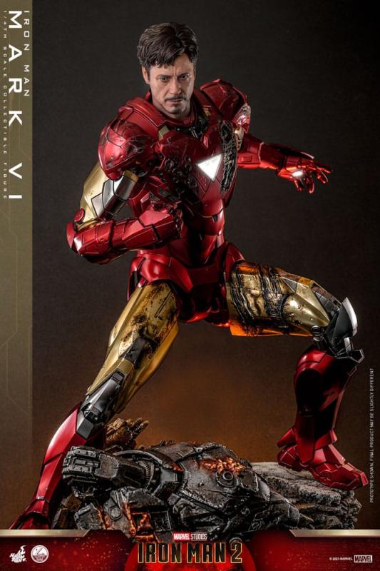 Iron Man 2 Action Figure 1/4 Iron Man Mark VI 48 cm 6