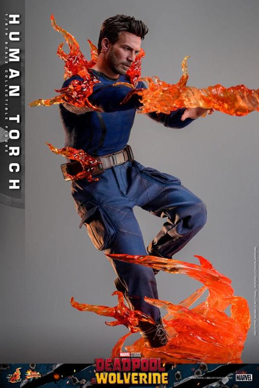 Deadpool & Wolverine Movie Masterpiece Action Figure 1/6 Human Torch 31 cm 8