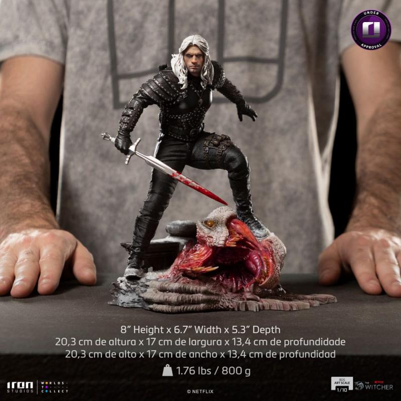 The Witcher: Geralt of Riva 1/10 BDS Art Scale Statue - Iron Studios
