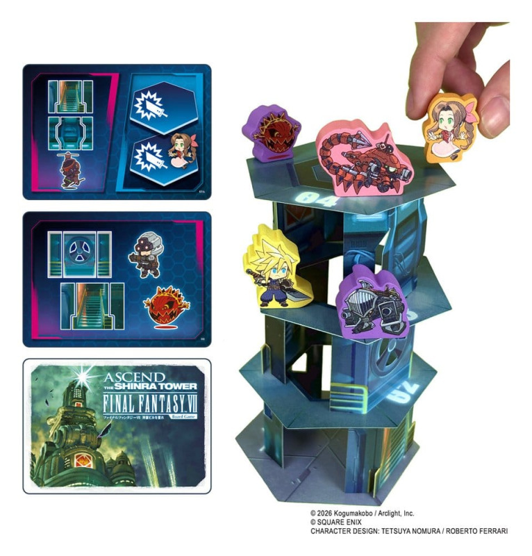 Final Fantasy VII Board Game Ascend The Shinra Tower 1