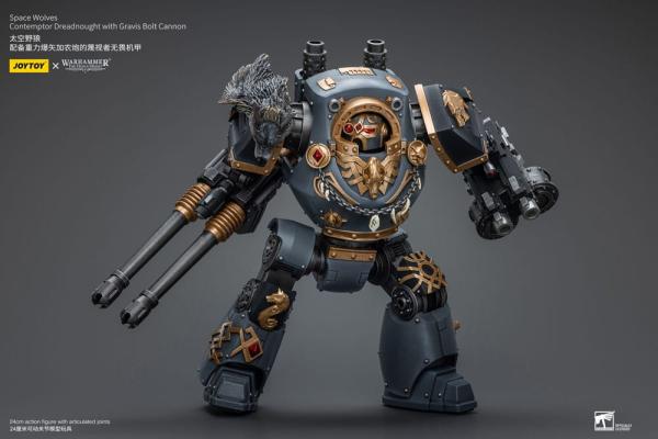 Warhammer The Horus Heresy Action Figure 1/18 Space Wolves Contemptor Dreadnought with Gravis Bolt C