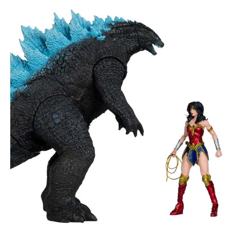 DC Justice League Monsterverse DC Multiverse Action Figures 2-Pack Wonder Woman Vs. Atomic Blast God 1