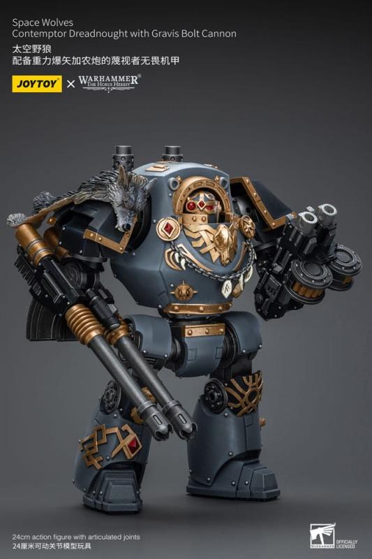 Warhammer The Horus Heresy Action Figure 1/18 Space Wolves Contemptor Dreadnought with Gravis Bolt C