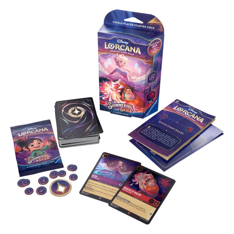 Disney Lorcana TCG Shimmering Skies Starter Decks Display (8) *English Edition*