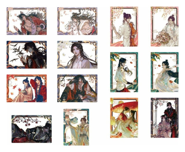 Heaven Official's Blessing Acrylic Clear Cards Manhua Clear Shadows Series Blind Box Display (12) 2