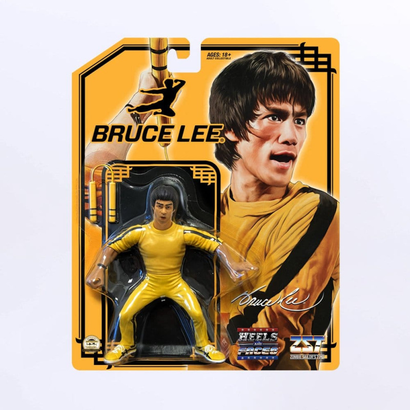 Bruce Lee Zombie Sailor's Toys Action Figure Yellow Tracksuit 11 cm 1