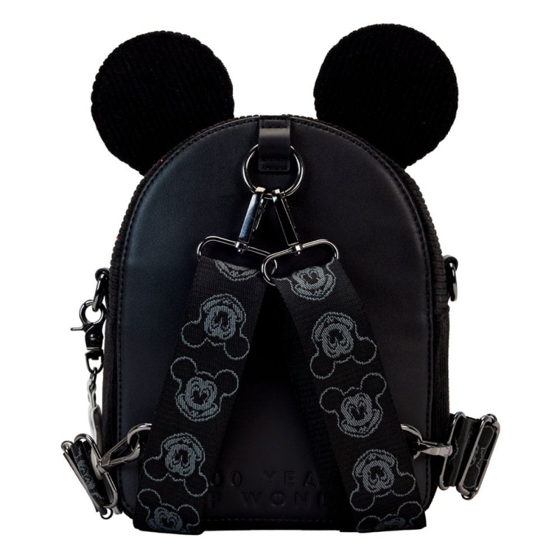 Disney by Loungefly Crossbody Mickey Mouse 100th Anniversary Corduroy 3
