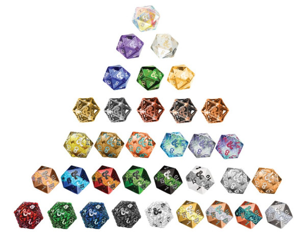 Dungeons & Dragons Blind Mystery Box Dice Fizban's Treasure d20 25 mm 2