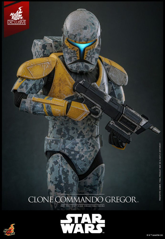 Star Wars: The Clone Wars Action Figure 1/6 Clone Commando Gregor Hot Toys Exclusive 30 cm 11