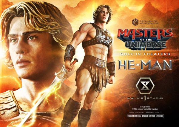Masters of the Universe (2026 Film) Real Elite Masterline Series Statue 1/3 He-Man 93 cm 1