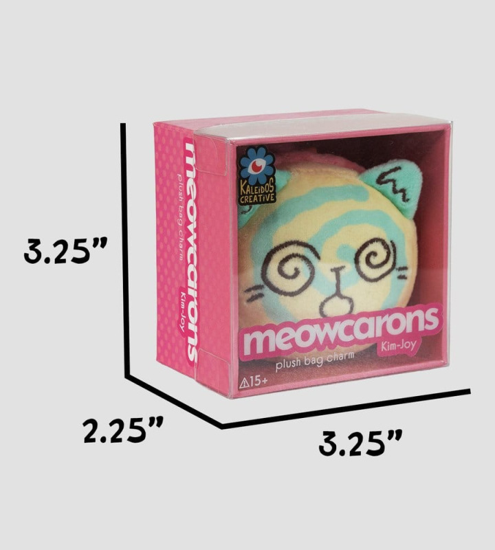 Meowcaron Plush Bag Charm Spiral 7 cm 4