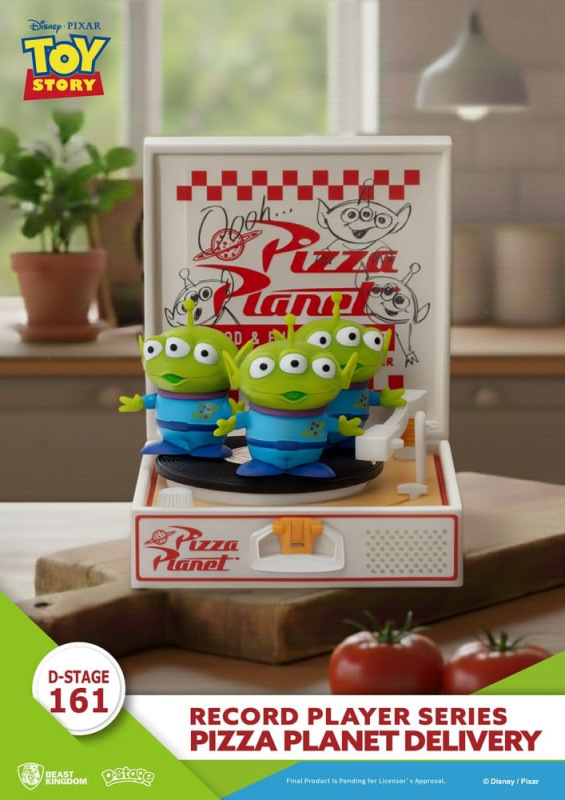 Toy Story Record Player Series PVC figure Pizza Planet Delivery 12 cm 3