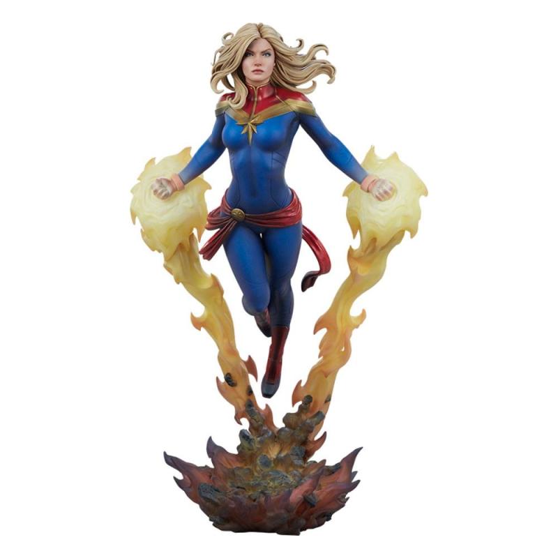 Marvel: Captain Marvel 60 cm Premium Format Statue - Sideshow Collectibles