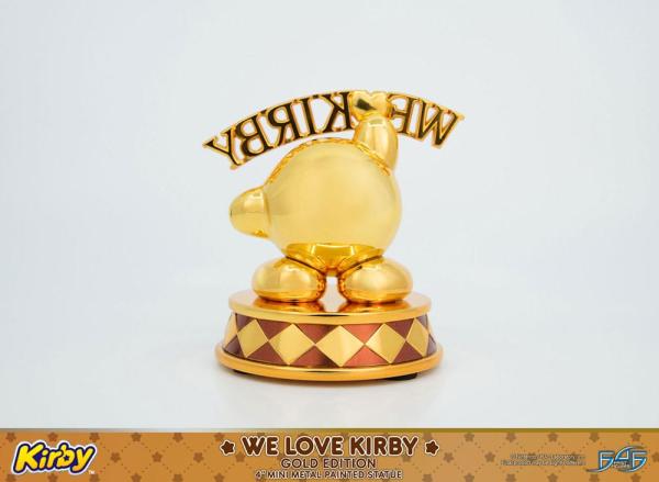 Kirby DieCast Statue We Love Kirby Gold Edition 10 cm 7