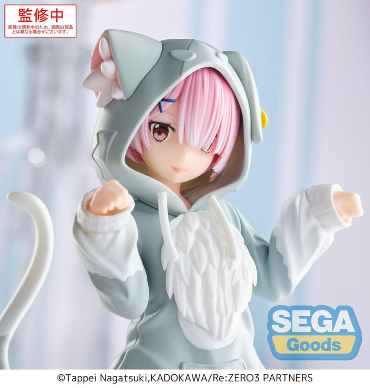 Re:Zero Starting Life in Another World Yumemirize PVC Statue Ram Mofumofu Pack 11 cm 6
